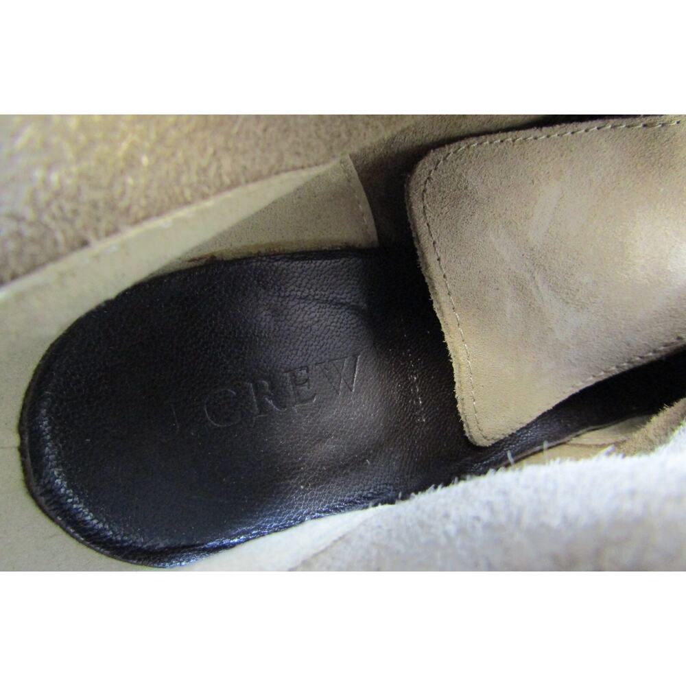 J Crew Womens Size 8 M Brown Suede Wedge Fashion Ankle Boots Bootie - Picture 11 of 11